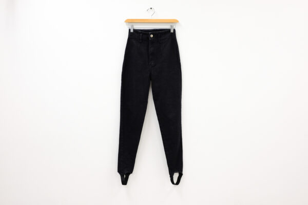 Mariposa High-Waisted Denim Stirrup Pants