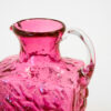 1960s Pilgrim Glass Company Cranberry Pebbled Pitcher