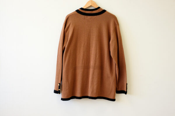 Camel Lambswool 2 Piece Sweater Set