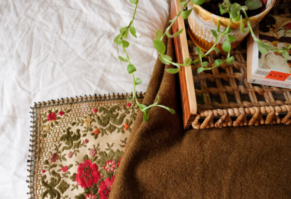 Red Rose Tufted Runner Rug