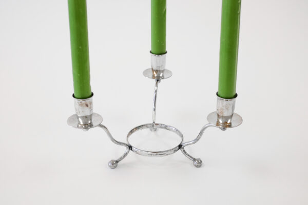 Falstaff England Silver Plate 3 Tier Candelabra Candle Holder