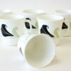 Corning Black Orchid Deco Mugs Set of 4 and 6 - Image 4