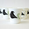 Corning Black Orchid Deco Mugs Set of 4 and 6 - Image 2
