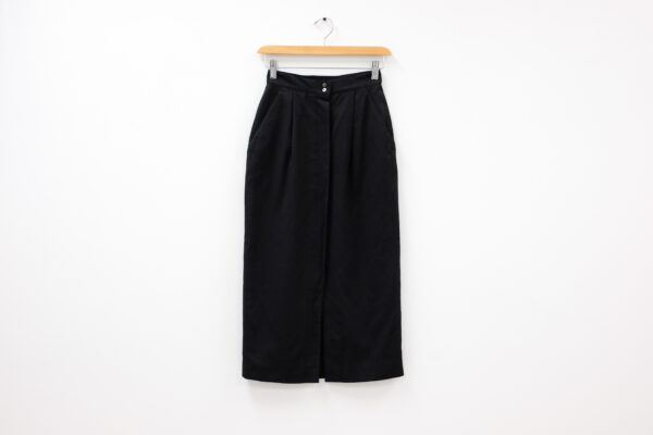 Jones NY Wool Tailored Button Front Skirt