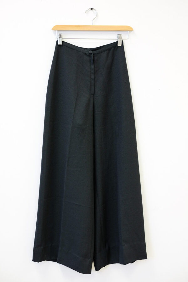 Cassini Italy Wide Leg Crepe Pants