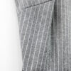 Grey Striped Knit Jumpsuit