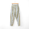 60s Vintage Striped Conductor Style Cotton Pants Made in Italy