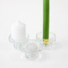 Arcoroc Octime Glass Candle Holder for Tealights, Votives, or Tapers