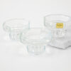 Arcoroc Octime Glass Candle Holder for Tealights, Votives, or Tapers