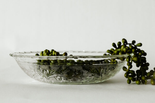 Anchor Hocking Sandwich Glass Serving Dish