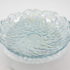 Light Blue Carnival Glass Grape Cluster Platter