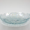 Light Blue Carnival Glass Grape Cluster Platter