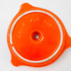 California Ceramics Speckled Orange 3 Part Dish