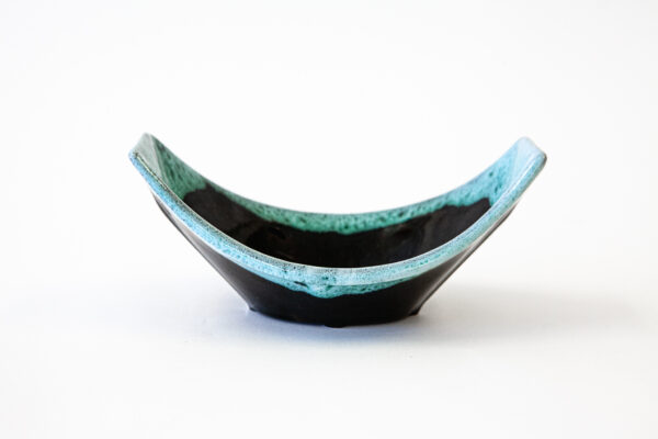 Evangeline Canada Teal Glaze Candy Dish