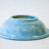 Opal Blue Lustreware Bowl with Scallop Edge Detail