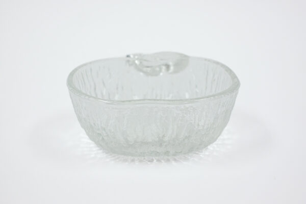 CoVetro Italy Ice Glass Apple Serving Dish and Dining Set for 4