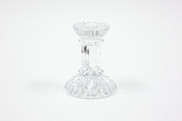 Cut Crystal Column Candle Holder