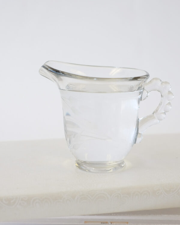 Hughes Imperial Candlewick Etched Creamer