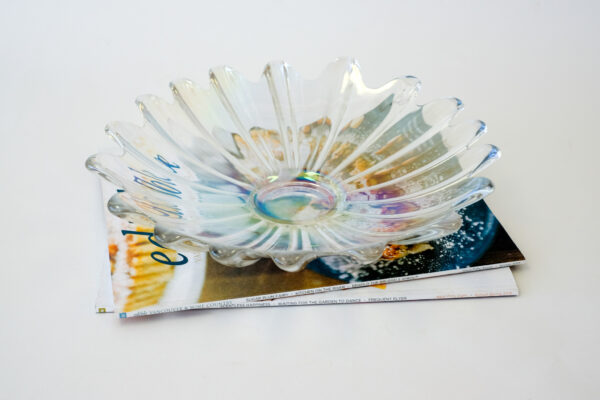 Federal Celestial Iridescent Carnival Glass Dish