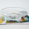 Round Crystal Dish with Diamond Base