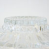 Round Crystal Dish with Diamond Base