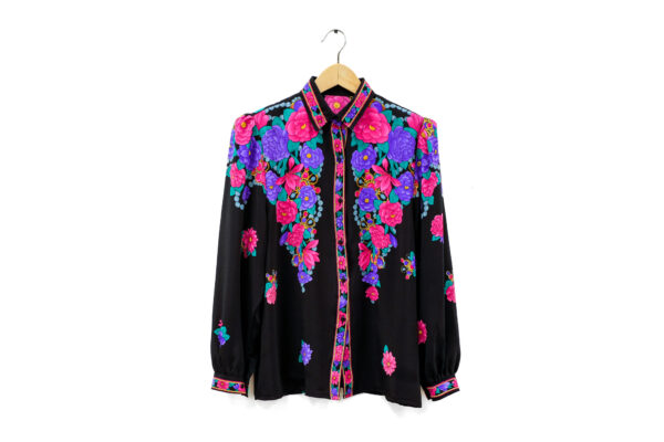 Floral Print and Bead Shirt