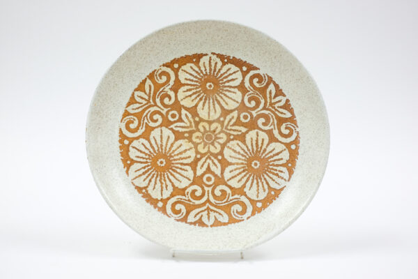 70s Biltons English Ironstone Speckled Floral Serving Dish