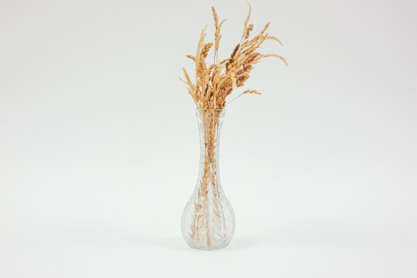 1975 FTD Oak Leaf Depression Glass Vase