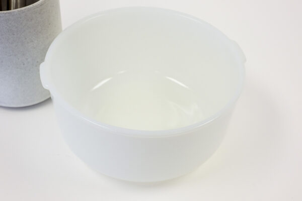 Sunbeam Milk Glass Glasbake Mixing Bowl