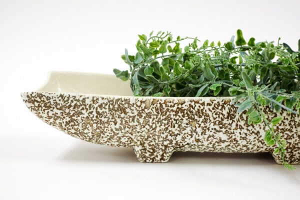 MCM Stanford Sebring Atomic Era Oblong Splatter Planter