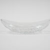 Cut Crystal Star and Hatch Dish with Thumbprint Edge
