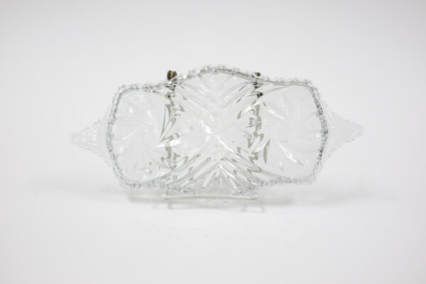 Pinwheel Star Cut Crystal Trinket Tray