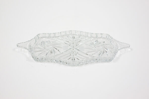 Pinwheel Star Cut Crystal Trinket Tray