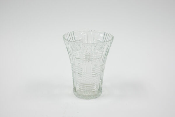 1930's Anchor Hocking Basketweave Depression Glass Vase