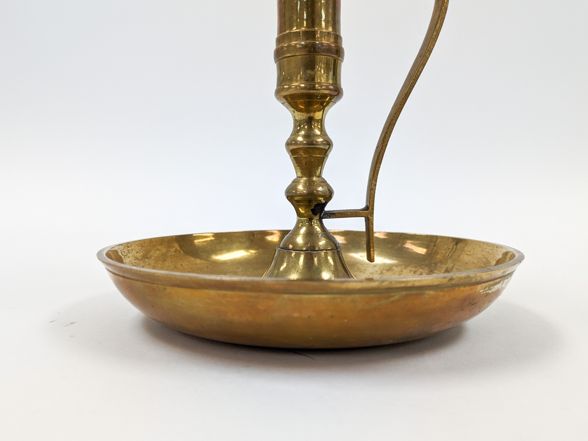 The Classic Maid's Chamberstick in Solid Brass