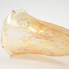 Jeannette Iris Herringbone Marigold Carnival Glass Vase
