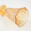Jeannette Iris Herringbone Marigold Carnival Glass Vase