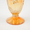 Jeannette Iris Herringbone Marigold Carnival Glass Vase