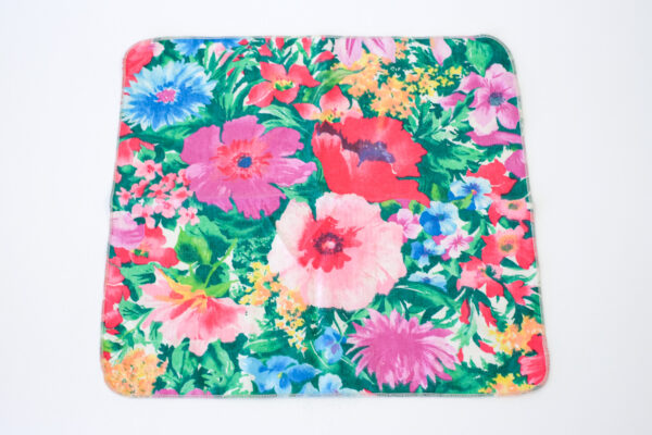 Cotton Floral Print Napkins Set of 12