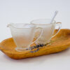 Dominion Glass Saguenay Creamer and Sugar set