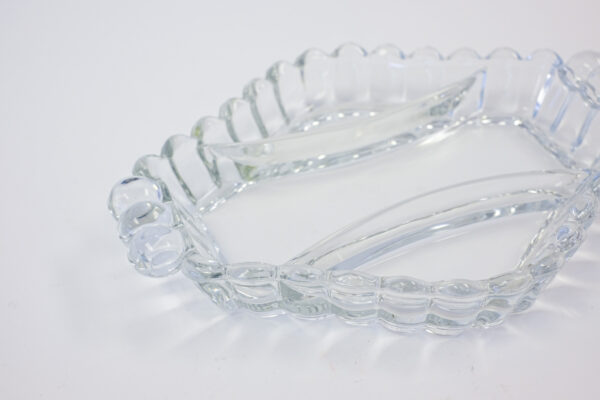 Heisey Glass Co. Crystolite Three Part Relish Dish