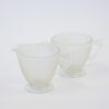 Dominion Glass Saguenay Creamer and Sugar set