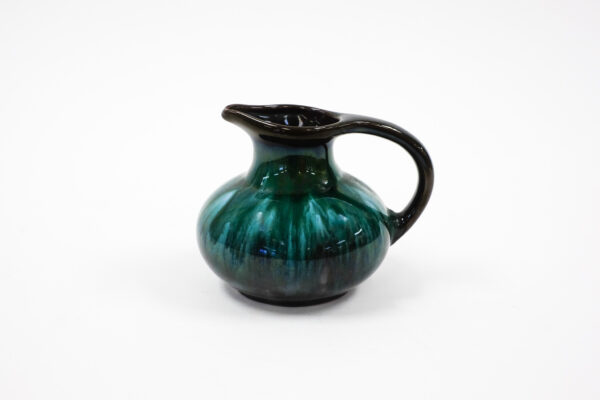 BMP Teal Drip Glaze Short Pitcher