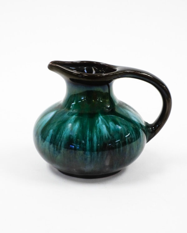 BMP Teal Drip Glaze Short Pitcher