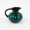 BMP Teal Drip Glaze Short Pitcher