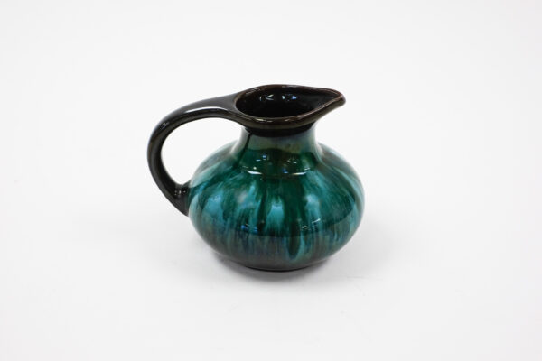 BMP Teal Drip Glaze Short Pitcher