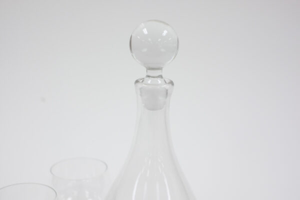 1970's Blenko Glass Decanter with Ball Stopper