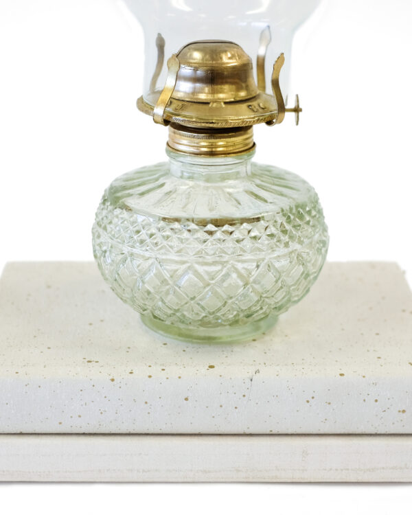 Lamplight Farms Diamond Glass Kerosene Oil Lamp