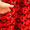 Red Floral Print Boho Shift Dress