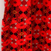 Red Floral Print Boho Shift Dress